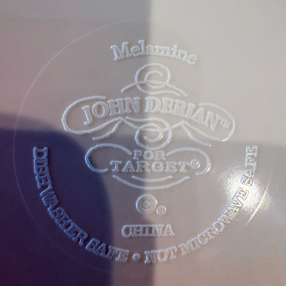 John Derian for Target Melamine Square Butterfly Print Decorative Tray - Picture 5 of 5